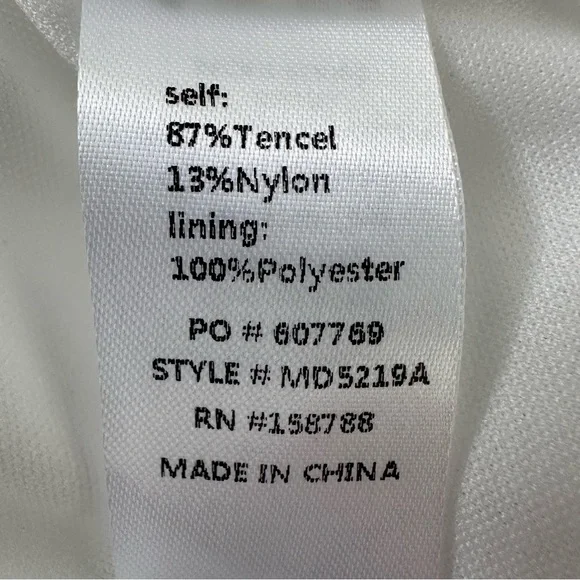 Petal and Pup Blue White Floral Coquette Lite Fabric Summer Dress Size M - Picture 13 of 16